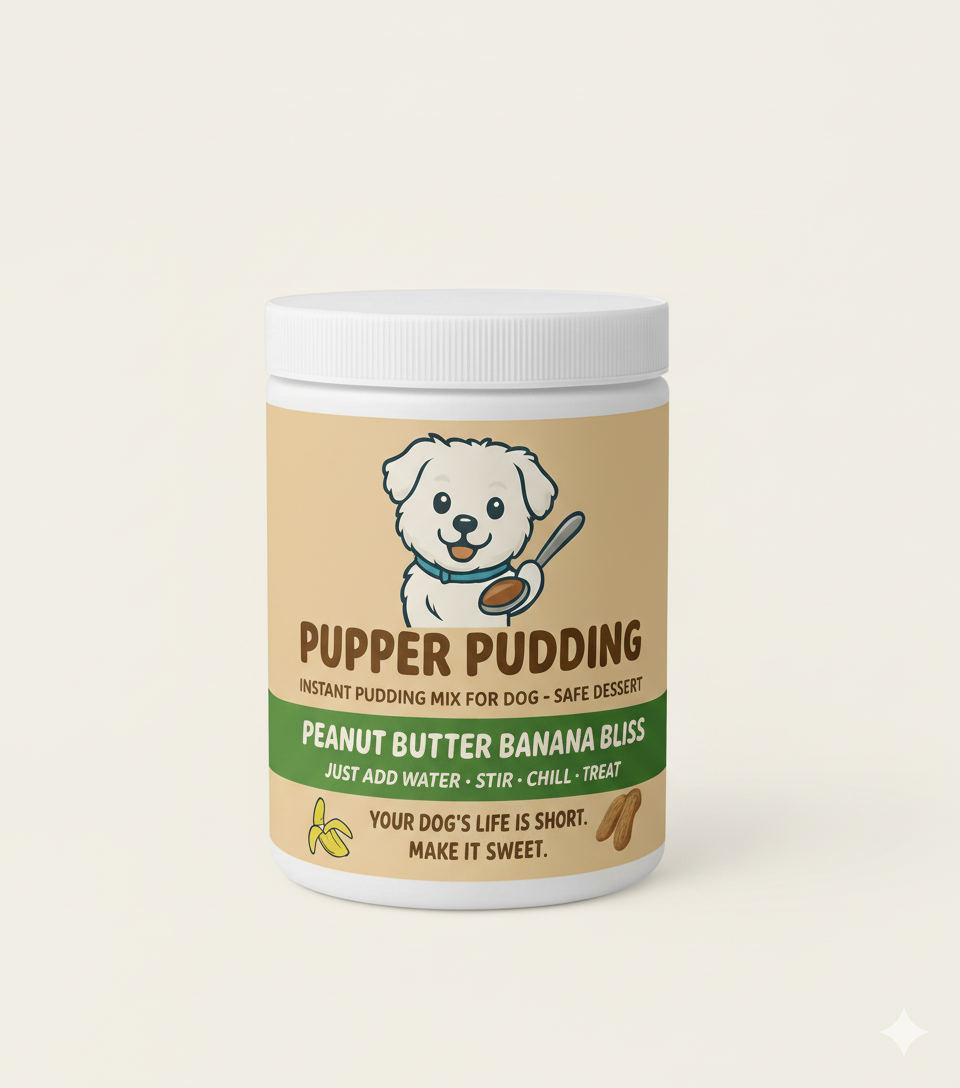 Pupper Pudding (Peanut Butter Banana Bliss)