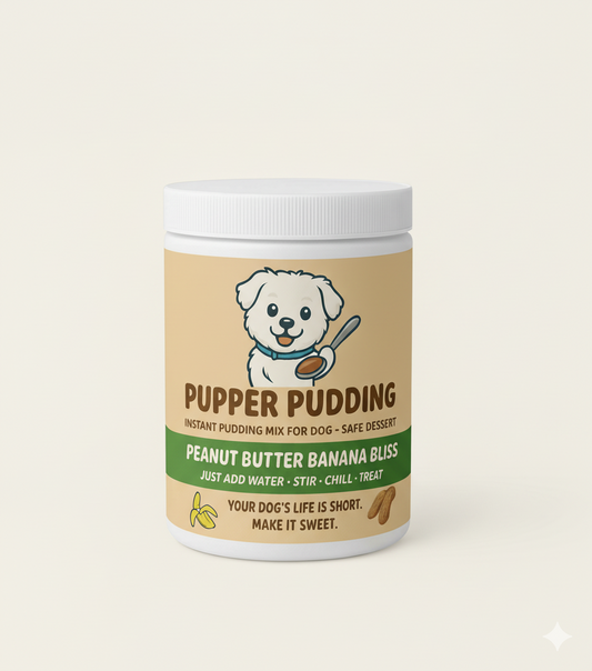 Pupper Pudding (Peanut Butter Banana Bliss)