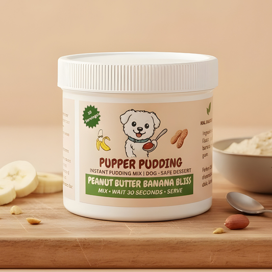 Pupper Pudding (Peanut Butter Banana Bliss)